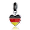 Aliexpress Bisutería DIY Corazón Esmaltado Bandera Corazón Colgante Celebración Festiva Regalo Accesorio de Mano Colgante