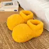 Fábrica de Zapatos Qidan Botas de Nieve para Mujer en Otoño e Invierno, Modernas y Versátiles, Forradas de Felpa, Cálidas, para Casa, Suela Gruesa, Antideslizantes, Botas de Algodón para Exteriores para Mujer