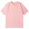 Nova Camiseta Sorona de Manga Curta 260g, T-shirt de Cor Sólida Antibacteriana de Manga Curta para o Verão, Gola Redonda Solta de Seda Ice