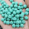 Cuentas de calabaza turquesa de imitación cuentas sueltas al por mayor diy accesorios de joyería de jade pulsera de jade collar con cuentas al por mayor