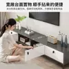 Mueble de TV Simple Moderno para Sala de Estar Armario de Almacenamiento para el Hogar Mueble de TV Simple de Pie Integrado para Habitaciones de Alquiler