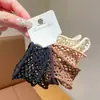Diadema de Máscara Hueca Amplia de Colores para Niñas para Ir a la Escuela con Coleta Alta Cuerda para el Cabello Banda de Goma de Alta Elasticidad Accesorios para la Cabeza
