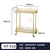 Carrito de Comedor Comercial KTV de Hotel de Tres Niveles de Acero Inoxidable y Vidrio Carrito para Bebidas Carrito de Entrega de Comida para Salones Privados de Restaurante Carrito de Mano para Pasteles