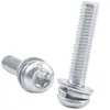 Tornillos de Acero Inoxidable 304 de Cabeza Redonda Torx de Tres Combinaciones Tornillos de Cabeza Plana Torx Ranurados de Tres Combinaciones M3/M4/M5/M6