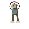Popular Juguete de Peluche para Mascotas de Amazon, Cuerda de Algodón, Resistente a Mordidas, Alivia el Aburrimiento, Juguete de Peluche para Perro, Suministros para Mascotas, Animales Perro