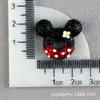 Accesorios de Resina Pegamento Blanco Juguete de Comida Funda para Teléfono Celular Tocado Accesorios para el Cabello DIY Accesorios de Minnie Donut Material de Pinza para Bebé