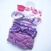 Diadema para Bebé Transfronteriza Juego de Tres Piezas Lazo Estampado Diadema para Bebé Lindo Elástico Set de Adornos para la Cabeza para Niñas