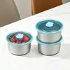 Contenedores para Preparación de Cocina y Almacenamiento de Alimentos, Loncheras Portátiles para Picnic al Aire Libre, Cajas para Almacenar Frutas, Contenedores Sellados para Refrigerador que Conservan la Frescura con Tapas