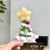 Diadema de Árbol de Navidad Estrella de Felpa Bolas de Colores Estilo Rojo Verde Accesorios de Fiesta de Navidad para Niños y Adultos Tocado Decorativo Femenino