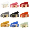Cinturón de Hebilla de Presión de 10 Colores para Hombre, Hebilla Automática, Cinturón de Cuero de Vaca de Dos Capas para Hombre, Venta Directa de Fábrica, Modelo Transfronterizo de Amazon