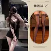 Lencería de Secretaria Coqueta Sexy Body Ajustado de Secretaria OL Tentación de Encaje Pura Deseo Ropa de Noche qqny Conjunto Coqueto
