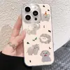 Case de Celular Maçã Desenho Elefante Fofo Mais Vendido do Xiaohongshu Apple 18Promax Iphone17Pm Capa Protetora Anti-Queda