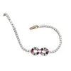 Pulsera de Moda Colorida de Circonita Estilo Vintage, Joyería Única de Nicho, Disponible para Dropshipping S8419