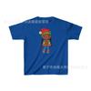 Camiseta de fiesta familiar navideña para niña pequeña con estampado, ropa para niños, top de manga corta, ropa infantil personalizada, Europa y América