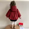 Chaqueta con Capucha de Forro Polar de Dibujos Animados para Niñas Otoño Invierno 2026 Nuevo Conjunto Moderno de Moda Infantil Ropa Cálida de Invierno Chaqueta de Algodón