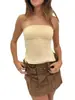 Primavera e Verão 2025 Transfronteiriço Amazon Aliexpress Estação Independente Europeu e Americano Top Tubo Sexy Colete Hot Girl Camisa de Base de Alta Elasticidade