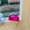 Primavera 2026 Nuevo Estilo Europeo y Americano Personalizado Forma de Abanico Acrílico Bolso de Noche con Cadena Bolso de Hombro Elegante