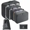 Conjunto de Armazenamento para Viagem Amazon Bolsa de Armazenamento para Viagem Conjunto de Oito Peças Bolsa de Armazenamento para Organização de Roupas de Viagem