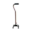 Aleación de Aluminio Bronce Antiguo Bastón Ajustable de Cuatro Patas Dos Modelos Recto y Curvo Bastón de Caminar para Senderismo al Aire Libre para Ancianos Venta al por Mayor