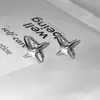 Pendientes de Estrella Esférica Tridimensionales para Mujer, Diseño Único de Nicho, Pendientes de Aro, Nuevos Accesorios Populares para Orejas 2025