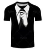 Camiseta Nueva Transfronteriza Degradado Ropa de Trabajo Estampado Creativo de Patrón Talla Grande Holgada Esenciales Camiseta de Manga Corta