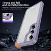 Adequado para capa de celular Samsung S25, capa de celular Samsung S24 Ultra fosca dois em um, capa protetora antiderrapante A54