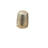 Dedal de bronze vintage DIY ferramentas de costura bordado antiderrapante anel ponto cruz acessórios dedal bronze engrossado