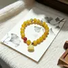 Novo bracelete de mantra de seis caracteres estilo chinês, alto valor estético, bracelete de vidro estilo étnico, atacado para áreas cênicas, bancas de rua e transmissões ao vivo