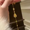 Plata Pura S925 Artesanía Italiana Estilo Vintage Pulido Calabaza Pulsera Moderna Versátil Estilo Lujo Ligero Pulsera de Calabaza 92