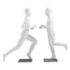 Accesorios de Maniquí para Tienda de Ropa para Hombres y Mujeres Cuerpo Completo Deporte Running Niños Niños Estante de Accesorios de Maniquí Deportivo