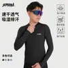JEPOZRA roupas de ciclismo masculinas e femininas manga longa mountain bike bicicleta de estrada corrida secagem rápida top equipamento de bicicleta outono e inverno