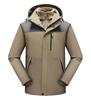 Chaqueta Explorer para Otoño e Invierno para Exteriores Tres en Uno con Forro Polar, Chaqueta de Trabajo para Montañismo a Prueba de Viento e Impermeable, a Prueba de Viento y Cálida