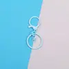 Llavero de Metal Pintado de Aleación Colorido con Cierre de Langosta de Resorte, Hebilla en Forma de Ocho, Colgante de Hebilla, Accesorio de Joyería DIY Hecho a Mano