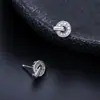 Pendientes de circonita de estrella para hombre, pendientes modernos y geniales, pendientes de estilo punk de lujo ligero y de alta gama, pendientes únicos y versátiles para mujer