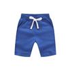 2026 Novas Roupas Infantis Meninos e Meninas Shorts de Verão Estilo Coreano Shorts de Cor Sólida Calças 100% Algodão Puro Calças Comprimento Médio Infantis