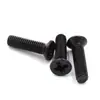 Tornillos de Cabeza Cruzada Avellanada Endurecidos Color Negro Hierro Km Recubrimiento de Zinc Negro Tornillos de Máquina de Cabeza Plana Cruzada Km M1M2M3M4M5M6