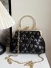 Bolsas para Mujer Transfronterizas, Bolsos de Mano para Niñas Estilo Coreano, Nuevos Bolsos Cruzados de Moda con Cadena de Amor, Bolsos Casuales para el Brazo con Clip