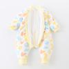 Saco de Dormir para Bebé Recién Nacido Otoño e Invierno Temperatura Constante Edredón Anti-Patadas para Niños Saco de Dormir Acolchado Cálido con Piernas Separadas para Bebé Niño y Niña