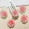 Decorações de Arte para Unhas Girassol Novo Estilo, Acessórios de Presilha para Unha e Cabelo DIY Cor Sólida Fresca, Atacado Misto