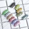 Lentejuelas para uñas al por mayor ins hot láser irregular fragmentos de uñas flash arte de uñas de verano libro rojo pequeño en línea rojo