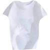 Roupas infantis para bebês 2022 nova camiseta de algodão cuhk para crianças meninas verão desenho animado estilo ocidental manga curta top moda