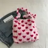 Bolsa Peluda Outono e Inverno Nova Bolsa Feminina Sexy Estampa de Leopardo Bolsa de Ombro Único Bolsa de Axila Bolsa Transversal de Grande Capacidade Bolsa de Pelúcia para o Trabalho