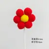 Decoración de Pastel para Hornear Luna de Doble Capa Estrellas Nubes Flores Bandera Molino de Viento Tridimensional Tarjeta Disfraz de Cumpleaños de Bebé