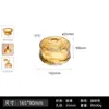 Pantalla con Cabezal de Lámpara Completo, Lámpara de Mesa DIY, Lámpara Colgante con Interruptor, Pantalla Reemplazable, Carcasa de Repuesto, Vidrio Transparente Gris Espesado