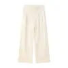 Calça casual de cor sólida, caimento cleanfit, estilo americano, com design moderno de pregas duplas e corte reto solto, para homens.