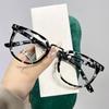 Montura de gafas nueva que combina con todo estilo coreano sencilla gafas anti luz azul montura de gafas retro marrón para hombre gafas de miopía de celebridad de internet