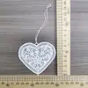 Nuevo parche de mariposa blanca DIY hecho a mano colgante de amor con cordón accesorios accesorios para ropa pegatinas de tela encaje