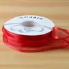Cinta de organza de borde ancho de 2.5 cm para empaquetar ramos de flores, cinta decorativa para envolver regalos DIY, suministros para floristería
