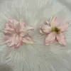 Cabezas de Flores de Lirio Artificiales para Decoración de Bodas DIY Ramillete Hecho a Mano Pasador Tocado de Flor Adorno de Flor Falsa Venta al por Mayor