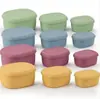 Produtos Personalizados Transfronteiriços, Sacos de Silicone de Grau Alimentício para Conservação de Frutas, Filme Plástico, Caixas de Conservação, Marmitas Dobráveis, Utensílios de Mesa, Caixas Bento